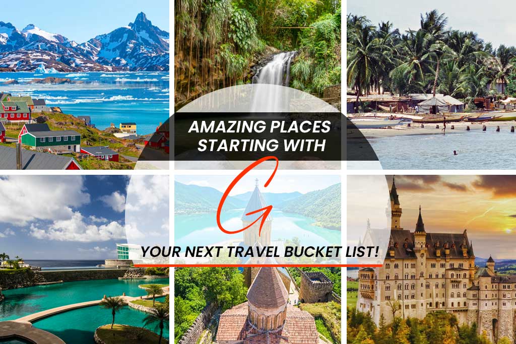 places starting with g